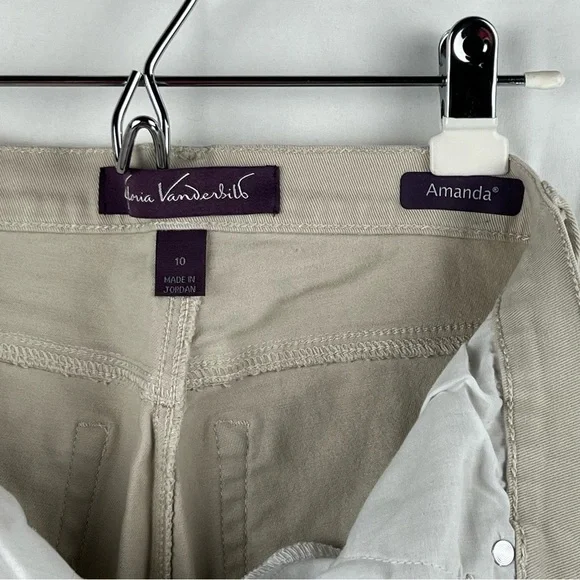 Gloria Vanderbilt - Size 10 - Women's Jeans -Cream - Light Tan - Amanda Styling - Picture 5 of 11